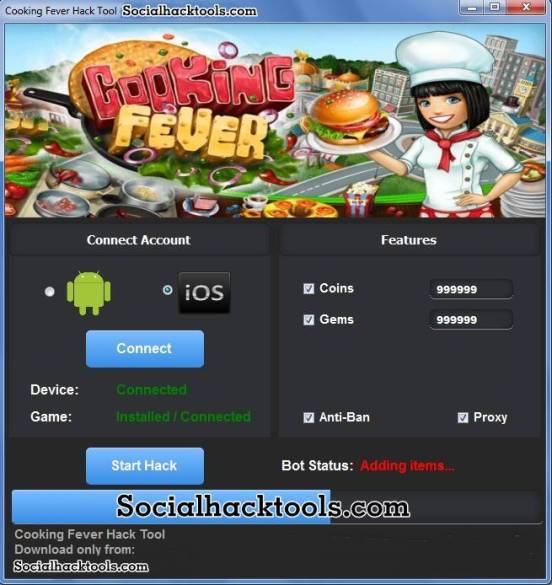 Cooking fever unlimited money apk